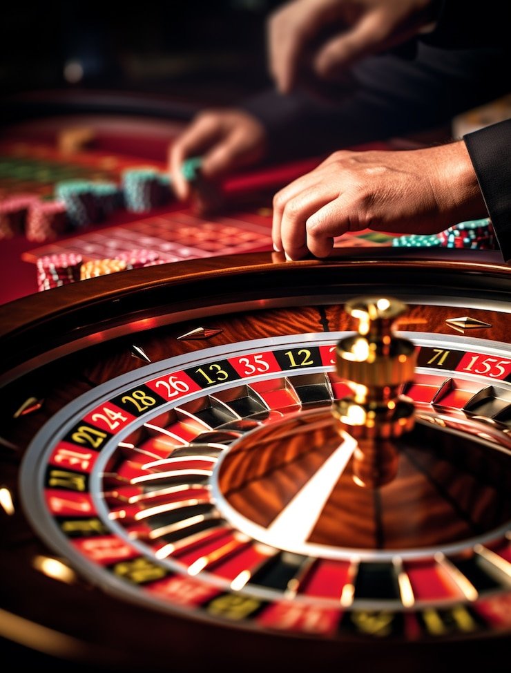 Studio Boom City dengan meja live dealer dan kamera HD multi-sudut